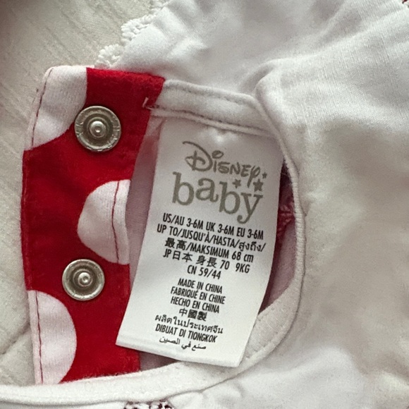 Disney Red and White Polka Dot Kids Costume - Picture 2 of 3